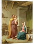 The Holy Family in St Joseph's Workshop by Pietro Pezzati