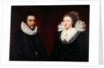 Double Portrait of Thomas Howard, 14th 'Collector' Earl of Arundel, and his wife Aletheia Talbot, 1618 by Daniel Mytens