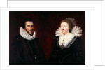 Double Portrait of Thomas Howard, 14th 'Collector' Earl of Arundel, and his wife Aletheia Talbot, 1618 by Daniel Mytens