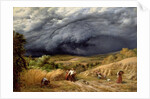 Storm in Harvest, 1856 by John Linnell