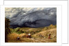 Storm in Harvest, 1856 by John Linnell