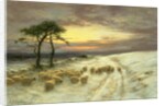 Sheep in the Snow by Joseph Farquharson