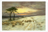 Sheep in the Snow by Joseph Farquharson