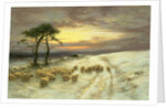 Sheep in the Snow by Joseph Farquharson
