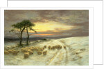 Sheep in the Snow by Joseph Farquharson