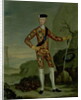 Prince Charles Edward in Tartan by Italian School