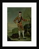 Prince Charles Edward in Tartan by Italian School