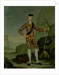 Prince Charles Edward in Tartan by Italian School