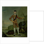 Prince Charles Edward in Tartan by Italian School