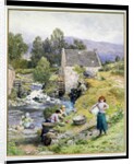 A Mill Pool by Myles Birket Foster