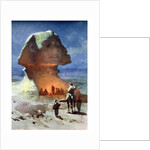 A Night Encampment before the Sphinx by Carl Haag