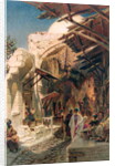 The Bazaar near the Damascus Gate in Jerusalem by Carl Haag