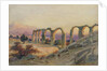 The Aqueduct of Salona, Dalmatia, 1854 by Carl Haag