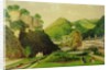 Matlock Bath from the grounds of the Bath Hotel, 1895 by E. Wray