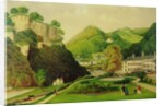 Matlock Bath from the grounds of the Bath Hotel, 1895 by E. Wray