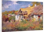 Ukrainian Cottages, 1906 by Petr Levchenko
