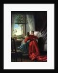 Beside a Sick Woman by Baron Mikhail Petrovich Klodt von Jurgensburg