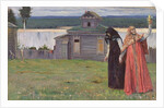 In a Secluded Monastery, 1915 by Mikhail Vasilievich Nesterov