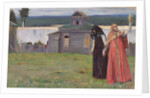 In a Secluded Monastery, 1915 by Mikhail Vasilievich Nesterov