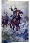 Colonel Maximilian Ritter von Rodakowski and the 13th Uhlans in the Battle of Custoza in 1866, 1908 by Ludwig Koch