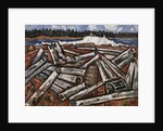 Log Jam, Penobscot Bay, 1940-41 by Marsden Hartley