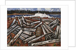 Log Jam, Penobscot Bay, 1940-41 by Marsden Hartley
