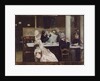 Cafe Scene in Paris, 1877 by Henri Gervex