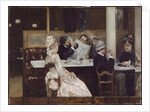 Cafe Scene in Paris, 1877 by Henri Gervex
