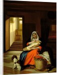 Mother Nursing Her Child, 1674-76 by Pieter de Hooch