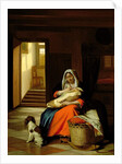 Mother Nursing Her Child, 1674-76 by Pieter de Hooch