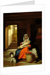 Mother Nursing Her Child, 1674-76 by Pieter de Hooch