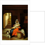 Mother Nursing Her Child, 1674-76 by Pieter de Hooch