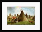 Prairie Indian Encampment, c.1870 by John Mix Stanley