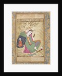 Lady with a Mirror, 16th/17th century by Riza-i Abbasi