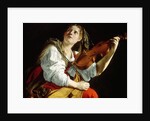 Young Woman with a Violin, c.1612 by Orazio Gentileschi