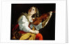 Young Woman with a Violin, c.1612 by Orazio Gentileschi