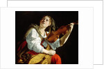 Young Woman with a Violin, c.1612 by Orazio Gentileschi