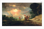Lot Fleeing from Sodom, 1810 by Benjamin West