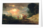 Lot Fleeing from Sodom, 1810 by Benjamin West