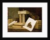 Still Life of Books and a Rembrandt Engraving by Sebastian Stoskopff