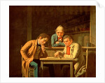 The Checker Players, 1850 by George Caleb Bingham