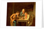 The Checker Players, 1850 by George Caleb Bingham