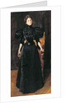 Portrait of a Lady in Black, c.1895 by William Merritt Chase