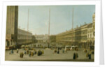 The Piazza San Marco, c.1738-40 by (1697-1768) Canaletto