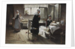 Evangeline discovering her Affianced in the Hospital, 1887-89 by Samuel Richards