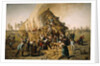 Fire in a Haystack, 1856 by Jules Breton