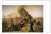 Fire in a Haystack, 1856 by Jules Breton