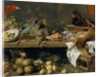 Still life with fruit, vegetables and dead game, 1635 by Frans Snyders