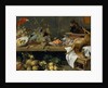 Still life with fruit, vegetables and dead game, 1635 by Frans Snyders