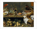 Still life with fruit, vegetables and dead game, 1635 by Frans Snyders